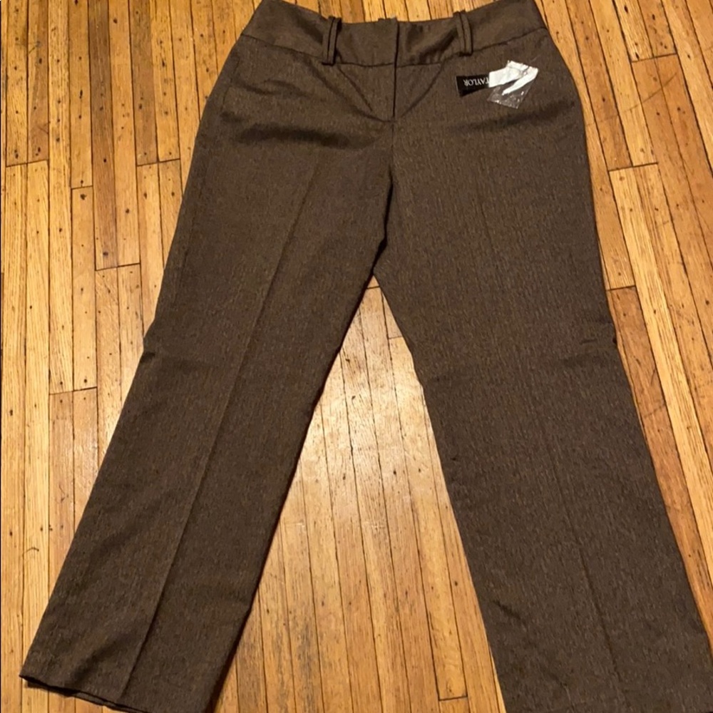 Scott Taylor brown wide leg trousers